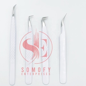 Pinces à épiler antistatiques en acier inoxydable de 10 mm avec poignée diamantée, couleurs personnalisées, fabricant professionnel Somofy Enterprises - Product Image 6