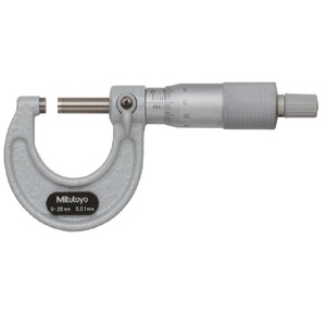 Premium Mitutoyo <b>Micrometer</b> Mitutoyo-103-137 Baked-enamel-finished Frame Carbide Measuring Face Ratchet Stop 0-30mm - Product Image 1