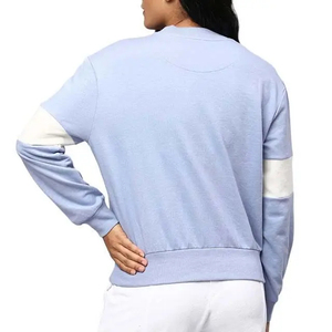 Sudadera Oversize para Mujer con Hombros Caídos, Manga Larga, Diseño Básico Liso, Ajuste Holgado, Estilo Casual - Product Image 2