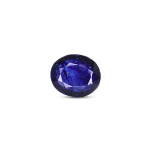 Certified Natural Blue Sapphire 6.9 Carat Loose Gemstone Brilliant Cut for Fine Jewelry - Product Image 1