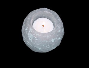 Bougeoirs en sel de l'Himalaya Tea Light Sel de roche rose en cristal naturel Fabriqué meilleure qualité 1-2 KG Vente en gros du Pakistan - Product Image 4