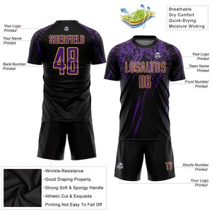 New Arrival Highest Quality Top Selling Customized Adult Soccer Football Uniform Make Your Own 100% Polyester Quick Dry - Product Image 4