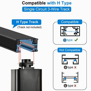 Suspension luminaire sur rail 3 lumières de type H avec abat-jour en verre à effet vague d'eau bleue, éclairage décoratif élégant, lustres et suspensions - Product Image 4