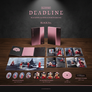 [Álbum Coreano Oficial 100%] BLACK&PINK - 3er MINI ÁLBUM [DEADLINE] (Versión BLACK) Álbum de K-POP - Product Image 6