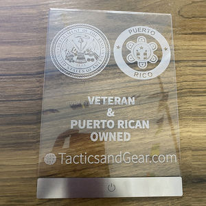 Sin Pedido Mínimo, Impresión Digital Personalizada, Porta Etiquetas con Código QR, Letrero LED de Plástico en Hebreo, Decoración para Hanukkah, Festividad Judía - Product Image 3