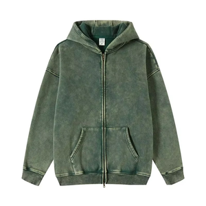 Sudadera con Capucha Oversize Azul Cobalto para Hombre, de Corte Holgado y Hombros Caídos, Estilo Urbano, Tejido Grueso - Product Image 5