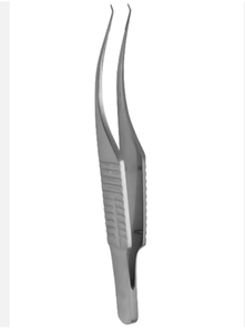 SERGLAB INDUSTRIES Pinzas Oftalmológicas Delicadas de 0.12mm, 1x2 Dientes, Acero Inoxidable, Instrumentos Harms-Colibri, Set de Diagnóstico CE - Product Image 2