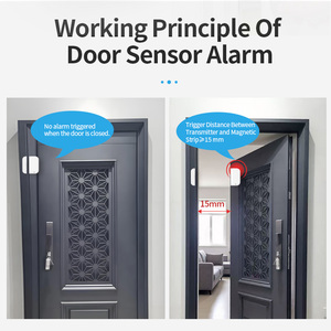 Tuya <b>Door</b> Window <b>Sensor</b> Magnet Side WiFi Smart Home Security Alert Device - Product Image 2
