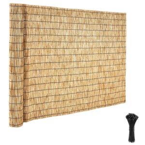 Rotolo di Recinzione Naturale in Canna 1,2 m x 5 m, Divisorio Decorativo Liscio per Giardino e Privacy - Product Image 1