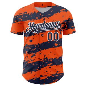 Maillot de baseball personnalisé pour adultes, impression par transfert thermique, respirant, 100% polyester, col rond, manches courtes, uniforme d'équipe unisexe - Product Image 4