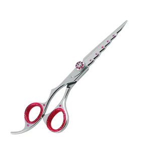 Tijeras de Barbero Alemanas de Acero Inoxidable con Acabado Espejo para Diestros, Tijeras de Uso Profesional con Silenciador - Product Image 4