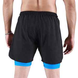 Wholesale Best-Selling Men's Casual <b>Compression</b> <b>Shorts</b> Front Custom Solid Colors Breathable Fitness Active Wear Plus Size Plain - Product Image 3