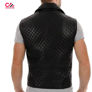 เสื้อกั๊กหนังผู้ชายไซส์ใหญ่ ระบายอากาศได้ดี สำหรับฤดูใบไม้ร่วง คุณภาพสูง ผลิตอย่างมืออาชีพ ราคาสมเหตุสมผล - Product Image 5