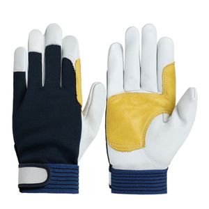 Reflective Sheep Grain Leather Workwear Safety Construction <b>Gloves</b> Personal Protective Assembly Driver <b>Gloves</b> - Product Image 5