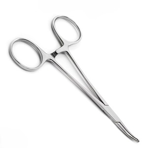 Pinzas Hemostáticas Curvas Halsted para Mosquitos, 140mm, 13-043-140, Instrumento Quirúrgico Manual de Acero Inoxidable de Precisión, ENT General - Product Image 4