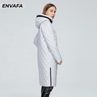 Vente en gros usine – Nouvelle conception – Parka longue d'hiver décontractée pour femme, grande taille, rembourrée en polyester – Vente chaude pour femmes