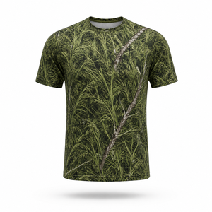 Camiseta de camuflaje táctica de verano unisex personalizada al por mayor OEM para entrenamiento al aire libre, camisetas de manga corta de camuflaje para hombre. - Product Image 6