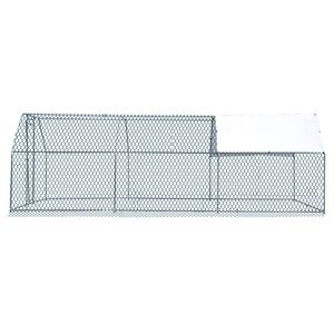 Pollaio in Metallo Grande 3x6 Metri con Copertura Impermeabile per Polli, Conigli, Gatti e Cani - Product Image 3