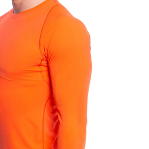Chemise de compression à coupe régulière de haute qualité avec logo personnalisé imprimé pour hommes, séchage rapide, respirante, légère - Product Image 4