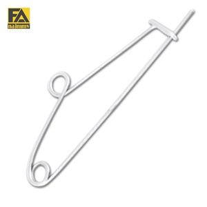 Épingle de sécurité médicale en acier inoxydable pour instruments chirurgicaux, classe I, usage manuel, haute qualité, fabrication sur mesure, emballage PVC - Product Image 1
