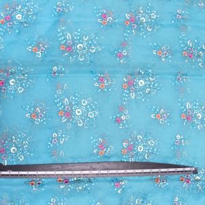 Premium Sequence Embroidery Fabric For Women Fashion Wear Designer <b>Garments</b> Party Wear Dresses Kaftan Abaya Bridal Wear - Product Image 5
