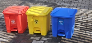 Pedal Operated litter <b>bin</b> 35L plastic <b>bin</b> heavy duty made of PPCP made in india - Product Image 3
