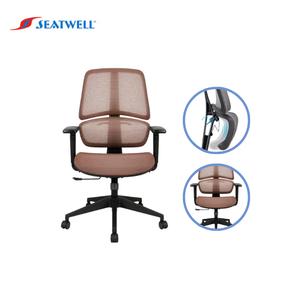 Cómodas sillas giratorias de malla para conferencias de oficina - Product Image 2