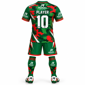 Conjunto de Camiseta de Fútbol para Hombre RONAL SPORTS, Estampado de Camuflaje, Poliéster Sublimado, Manga Corta, Uniformes para Adultos, Todas las Temporadas - Product Image 2