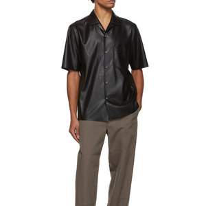 Camisas de Cuero para Hombre a Precio Económico, Personalizadas, de Manga Corta, Más Vendidas, Nueva Temporada, Camisas de Cuero Genuino en Oferta - Product Image 4