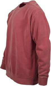 Sudadera de cuello redondo ajustada a la moda informal para hombre de calidad superior, ropa de calle para uso al aire libre, tela polar con estampado de Color sólido - Product Image 2