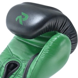 Guantes de Boxeo RYDOM Negros y Verdes con Puño Largo y Correa para la Muñeca, para Sparring, Entrenamiento con Saco de Boxeo, Logotipo Personalizado, OEM, Venta al Por Mayor, Equipo de Gimnasio - Product Image 2