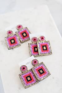 Pendientes de cuentas de moda, joyería de fiesta con múltiples cuentas para mujer al mejor precio, pendientes de cuentas - Product Image 2