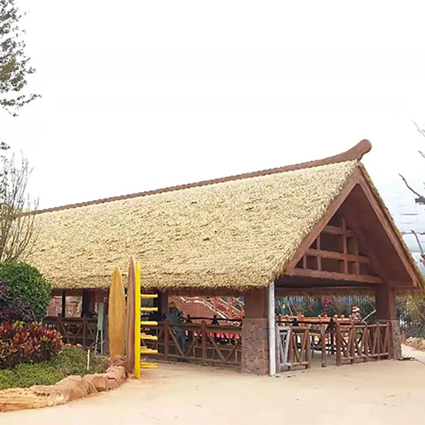 Fire Resistant Cheap Plastic Thatch Roofing Materials