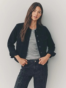 Chaquetas Vaqueras Premium para Mujer, con Botones y Bordados, Estilo Casual, a la Moda, 100% Algodón, Venta al Por Mayor - Product Image 6
