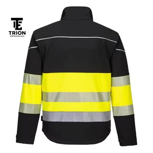 Vestes de sécurité réfléchissantes pour hommes de qualité supérieure, légères et durables, pour les travaux en extérieur, les chantiers de construction et l'entretien routier - Product Image 4