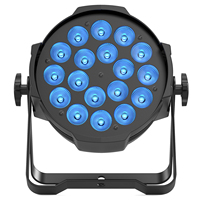 Projecteur LED Par U`King en alliage d'aluminium 18x8W RGBW 4-en-1 DMX512 pour scène, DJ, discothèque, bar, mariage, fête, KTV, boîte de nuit