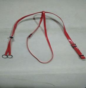 Haute qualité personnalisable cheval de course debout Martingale poitrine plaque PVC produit équestre cuir boucles en acier inoxydable - Product Image 3