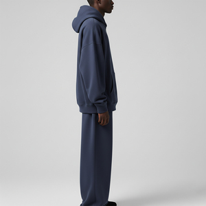 Conjunto Deportivo Personalizado Estilo Hip Hop, Sudadera Holgada con Capucha y Pantalones Anchos, Traje Deportivo de Primera Calidad y Tejido Grueso - Product Image 2