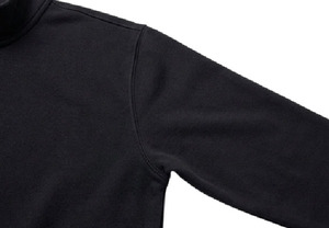 Sweat-shirt à col zippé 1/4 pour homme, personnalisable avec logo, en molleton épais, pull uni à col montant pour homme - Product Image 3