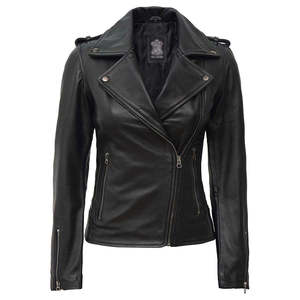 AL BARAKA WEAR Custom Women Leather <b>Biker</b> <b>Jacket</b> PU Leather Winter Breathable Outerwear Fashion Motorcycle Coat Personalized - Product Image 1