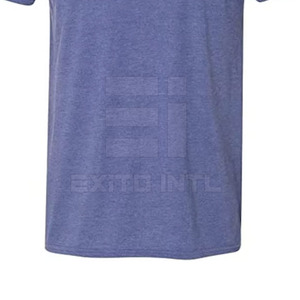 เสื้อยืดคอกลมทรงปกติสำหรับผู้ชาย ผ้าเนื้อนุ่ม ระบายอากาศได้ดี สีพื้น แขนสั้น ผลิตจากผ้าฝ้าย/โพลีเอสเตอร์ สวมใส่สบาย คุณภาพสูง ไซส์ผู้ใหญ่ - Product Image 4