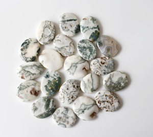 Wholesale Premium Quality Polished <b>Crystal</b> <b>Tree</b> Agate Flat Stones for Healing Meditation Decoration - Product Image 1