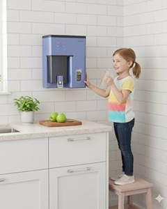 Purificador de agua Aqua Innovica METALLIC Energy Blue RO, alcalino, con cobre, LED, controlador de TDS de zinc, almacenamiento de 10L, grado alimenticio. - Product Image 4