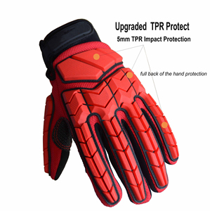 ถุงมือ TPR Impact Gloves สำหรับงานช่างและงานภาคสนาม ช่วยให้มั่นใจในความปลอดภัยด้วยการยึดเกาะที่มั่นคงและรองรับแรงกระแทก - Product Image 4