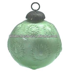 Adornos de muñecos de Navidad, adornos redondos personalizados para decoración de Navidad, Material de vidrio - Product Image 2