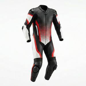 Trajes de Motociclista para Hombre de Alta Calidad, Chaquetas de Cuero Genuino para Motociclistas con Colores Personalizados - Product Image 6