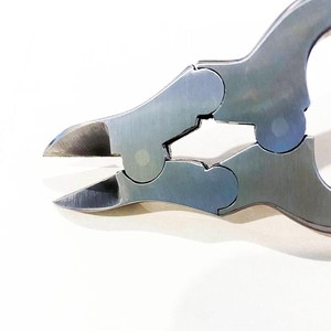 Cortacutículas Profesional de Acero Inoxidable AQDAS INDUSTRIES, Cortador de Uñas con Apertura de Mandíbula Ancha, Puntas de Cuchilla Redondeadas/Afiladas para Uñas - Product Image 6
