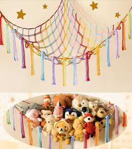 Hamaca de Macramé de Cordón de Algodón, Organizador de Almacenamiento Colgante de Pared para Decoración del Hogar y Dormitorio - Product Image 3