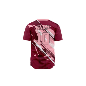 ชุดเบสบอลพิมพ์ลายแบบซับลิเมชั่นสั่งทำใหม่ปี 2026 สำหรับเยาวชน เสื้อเบสบอล OEM คุณภาพดีสำหรับผู้ชาย - Product Image 4