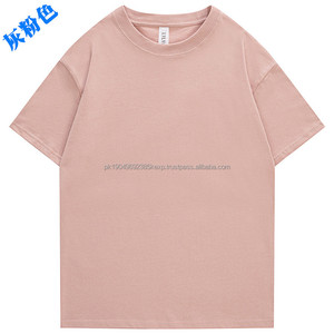 Algodón 240gsm 12 colores hombres 100% algodón, camiseta para hombres, 240 Gsm en blanco Casual 100% algodón, camiseta para hombres, ajuste suelto - Product Image 5